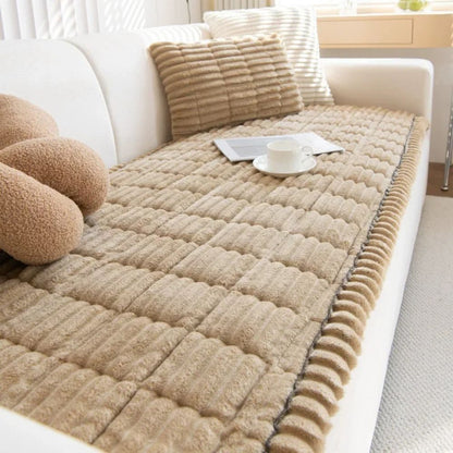 CozyWrap - Quilted Plush Sofa Cover