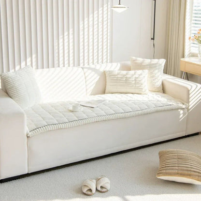 CozyWrap - Quilted Plush Sofa Cover