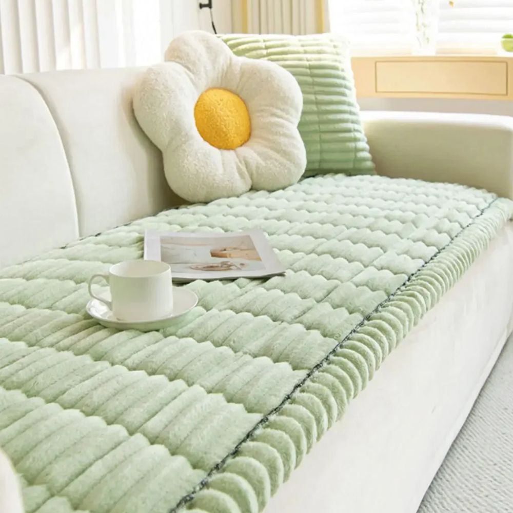 CozyWrap - Quilted Plush Sofa Cover