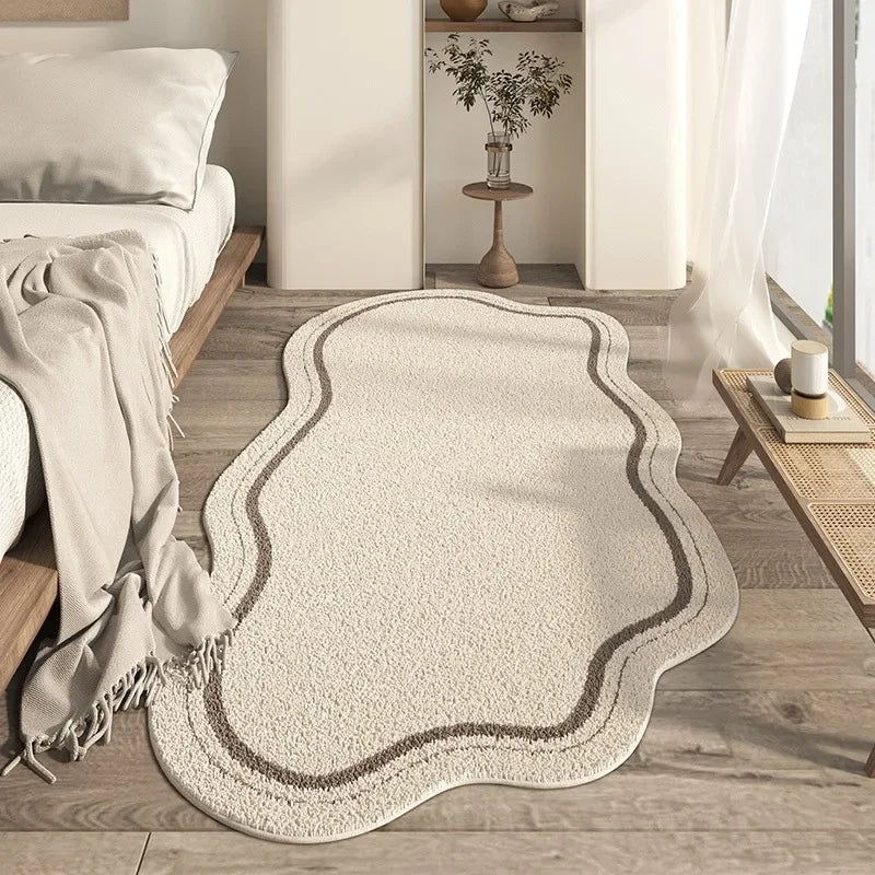 Crea Area Rug | Irregular Shape, Non-Slip Polyester 0