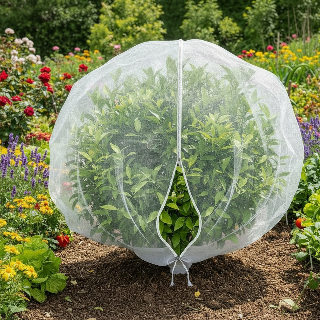 CrispShield Fruit Protection Bags | Breathable Mesh, Adjustable Drawstring 1