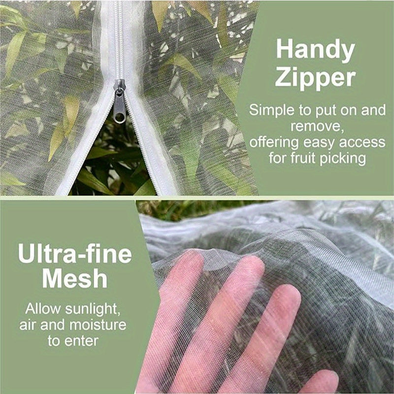 CrispShield Fruit Protection Bags | Breathable Mesh, Adjustable Drawstring 3
