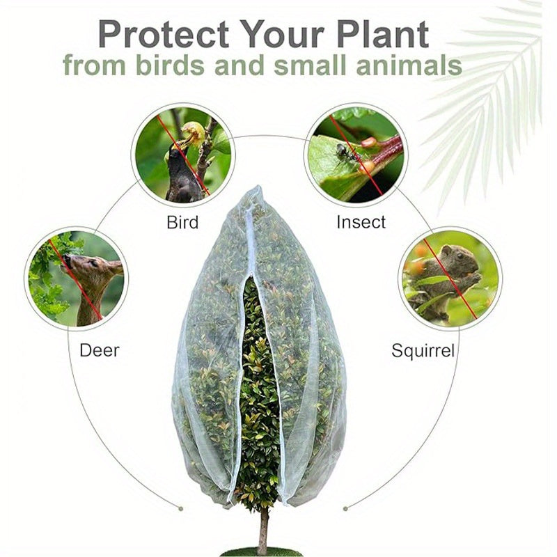 CrispShield Fruit Protection Bags | Breathable Mesh, Adjustable Drawstring 4