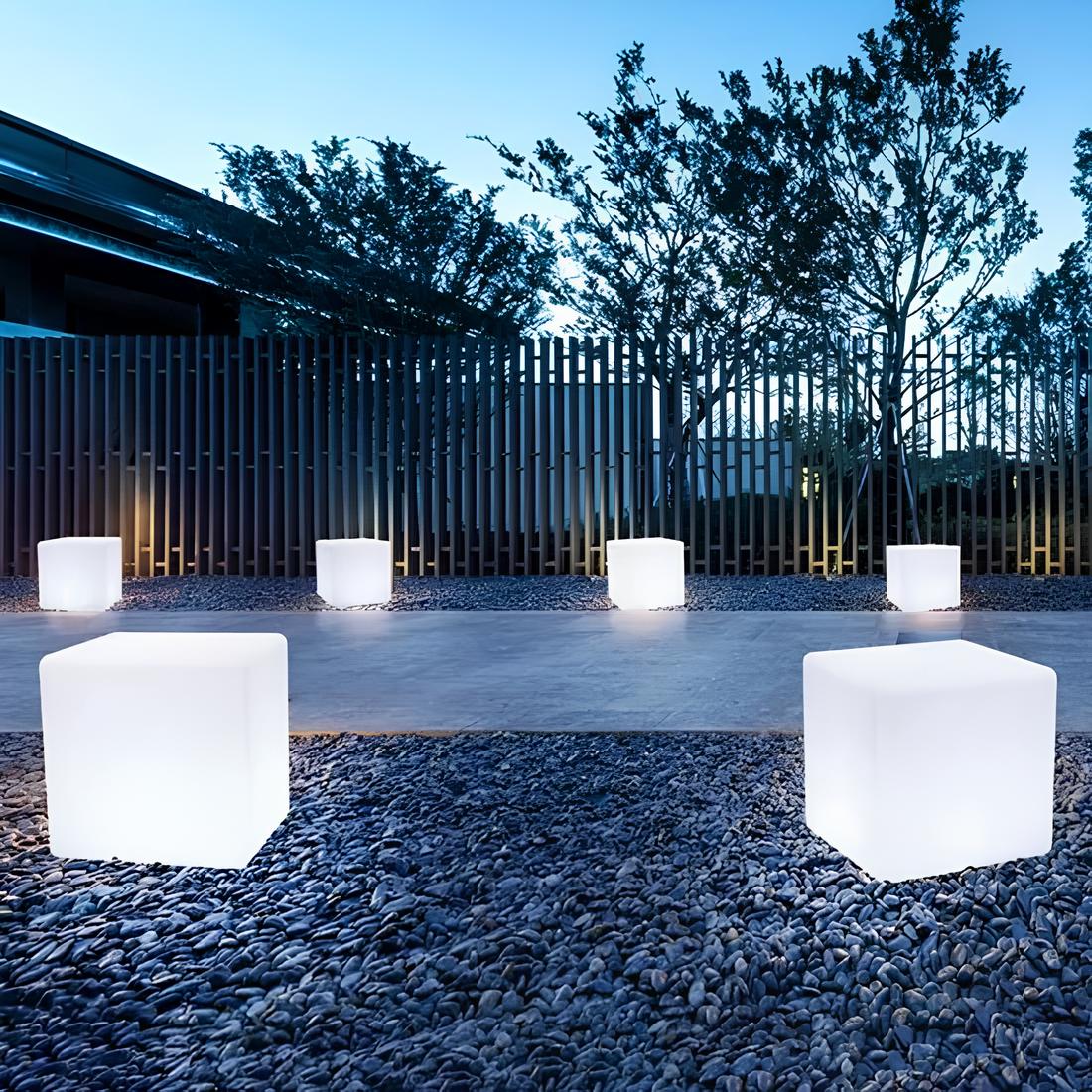 CubiGlow Solar Garden Light | Weather-Resistant, Remote-Controlled LED 0