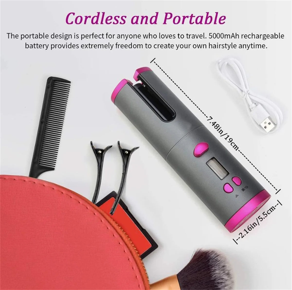 CurlWave - Cordless Automatic Hair Curler