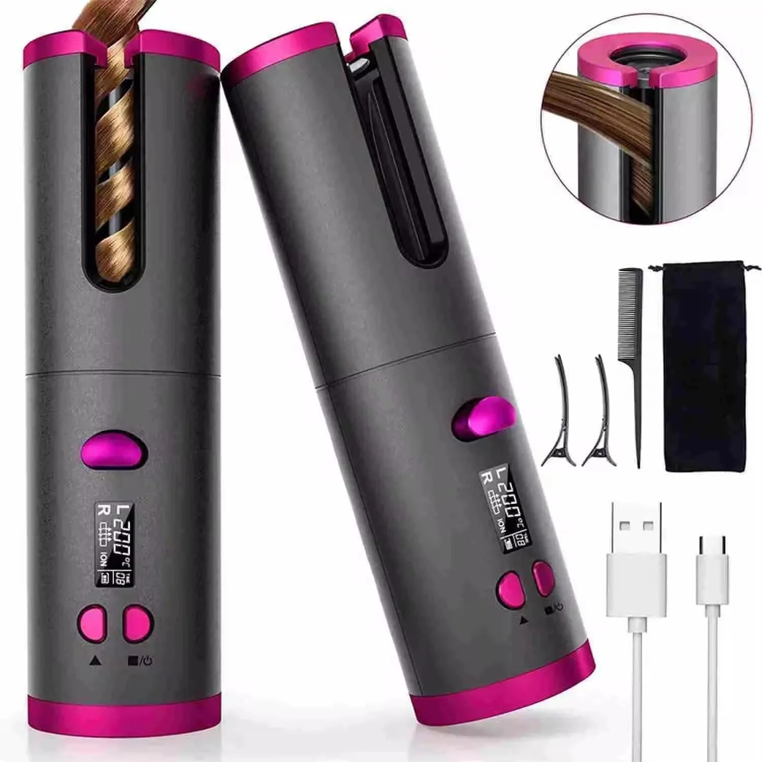 CurlWave - Cordless Automatic Hair Curler