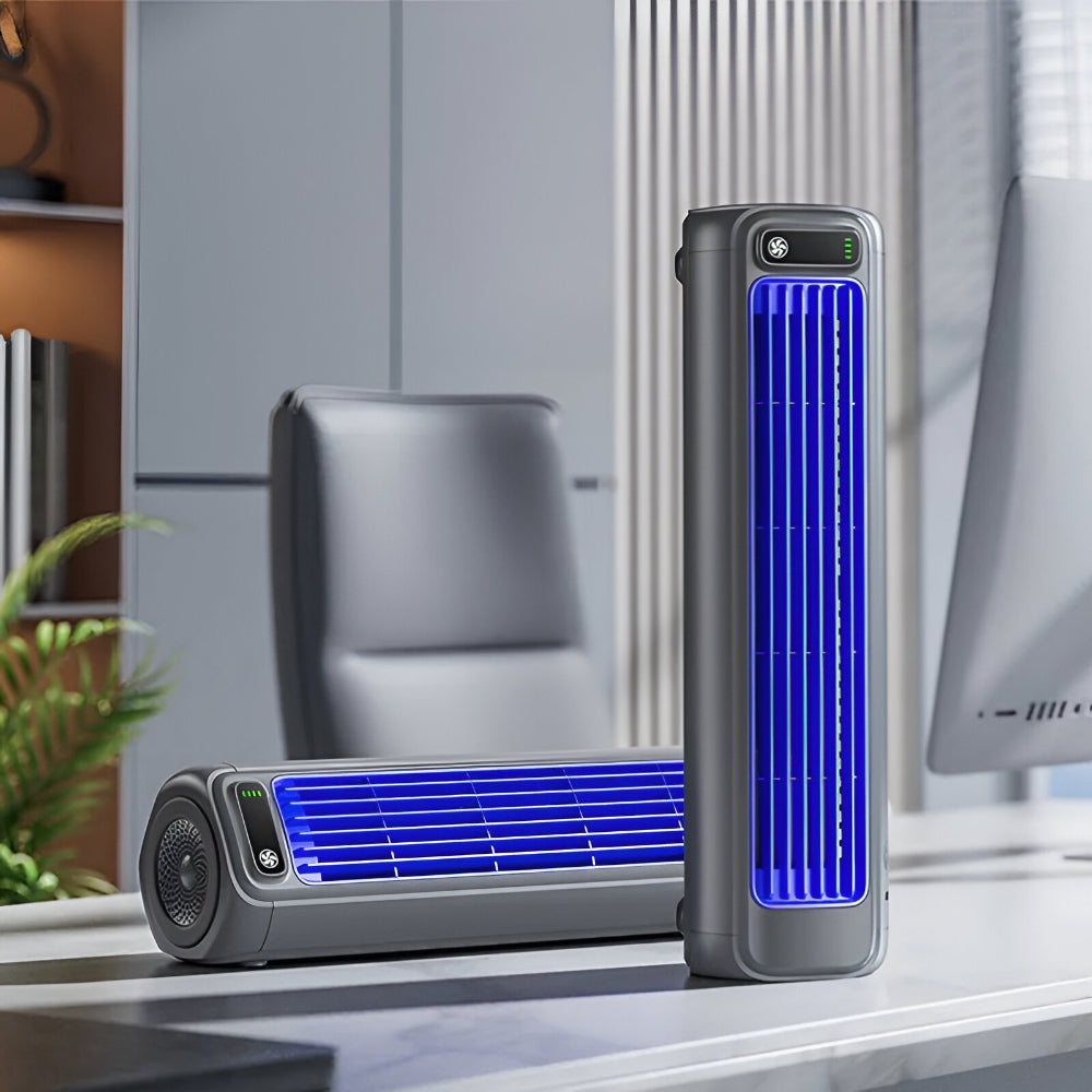 Dura Desk Fan | Portable Tower Design with Three Speed Settings 2