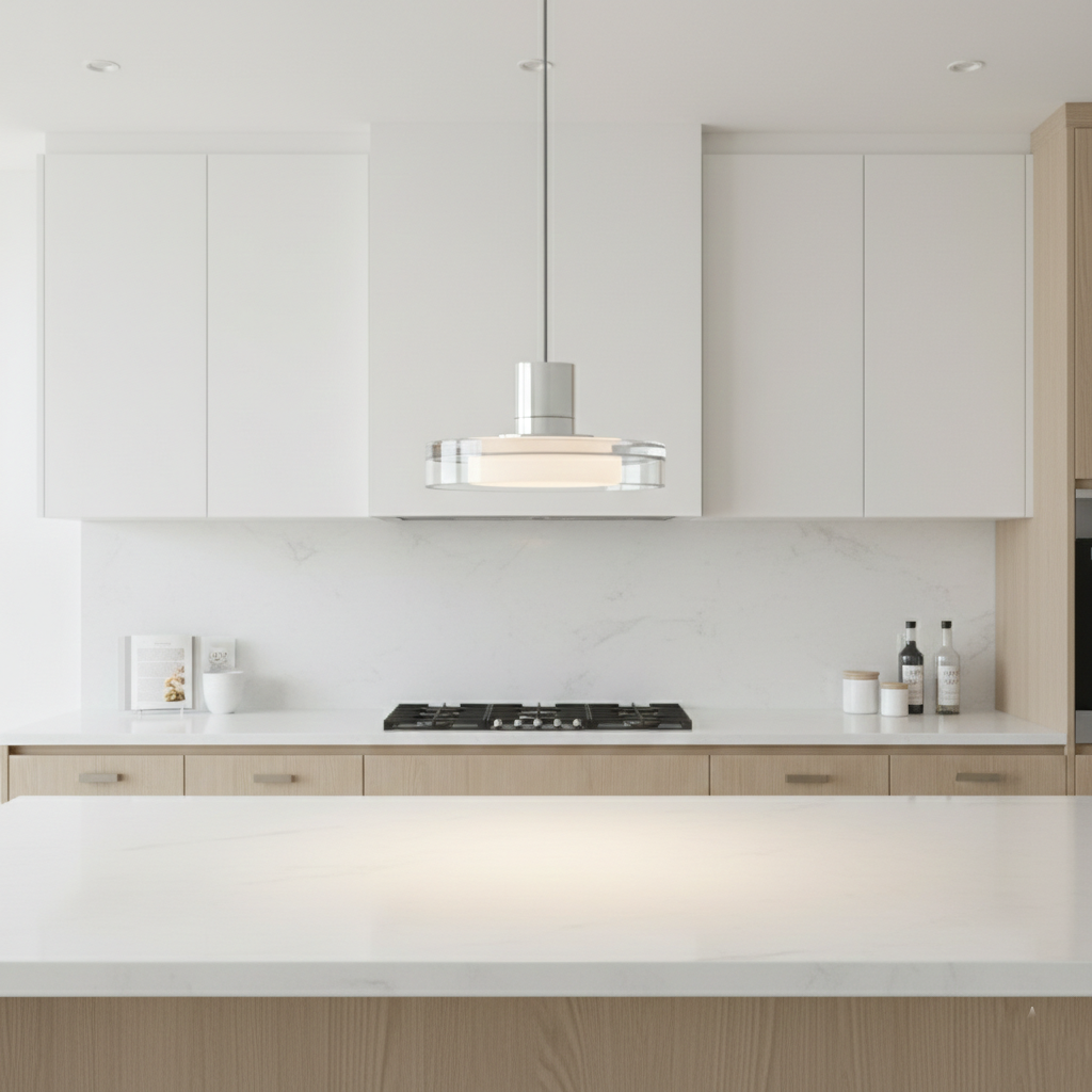 Elva Modern Glass Pendant Light | Kitchen Pendant Lighting 5