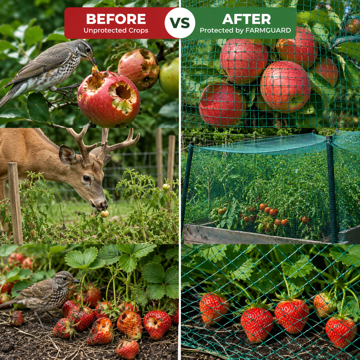 Farma Bird Netting | UV-Resistant, Durable Orchard Protection 2