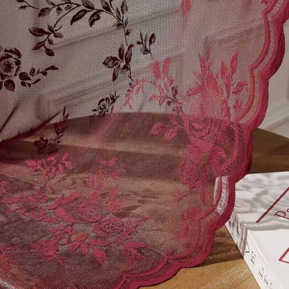 Fleur Curtain Panel | Lightweight Floral Lace, Half-Shading 4
