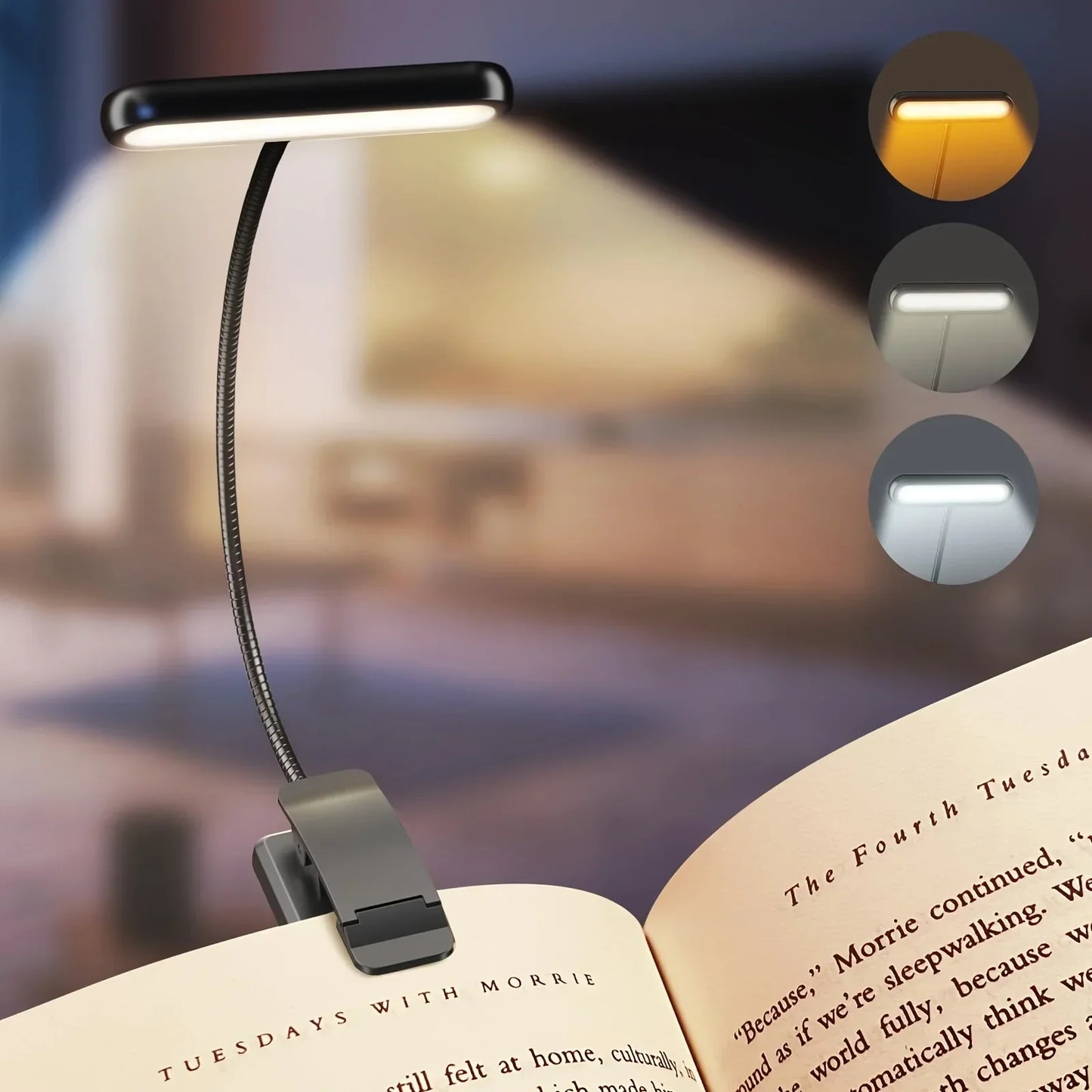 FlexiLume - Clip-On Adjustable Reading Light