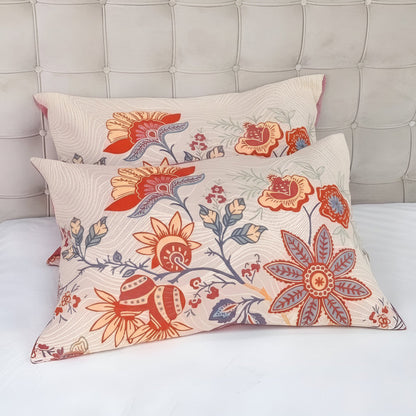 FloraRest - Decorative Floral Print Pillowcases