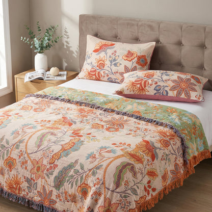 FloraRest - Decorative Floral Print Pillowcases