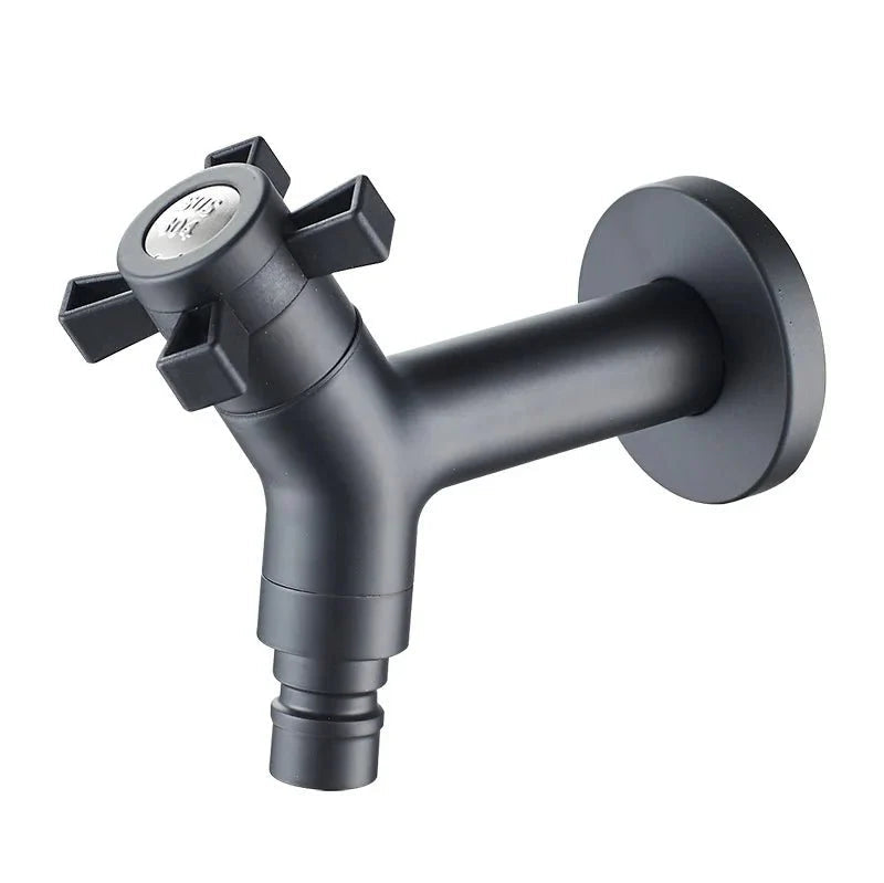 FlowTap Wall Mount Faucet | Modern Stainless Steel, Matte Black Finish 10