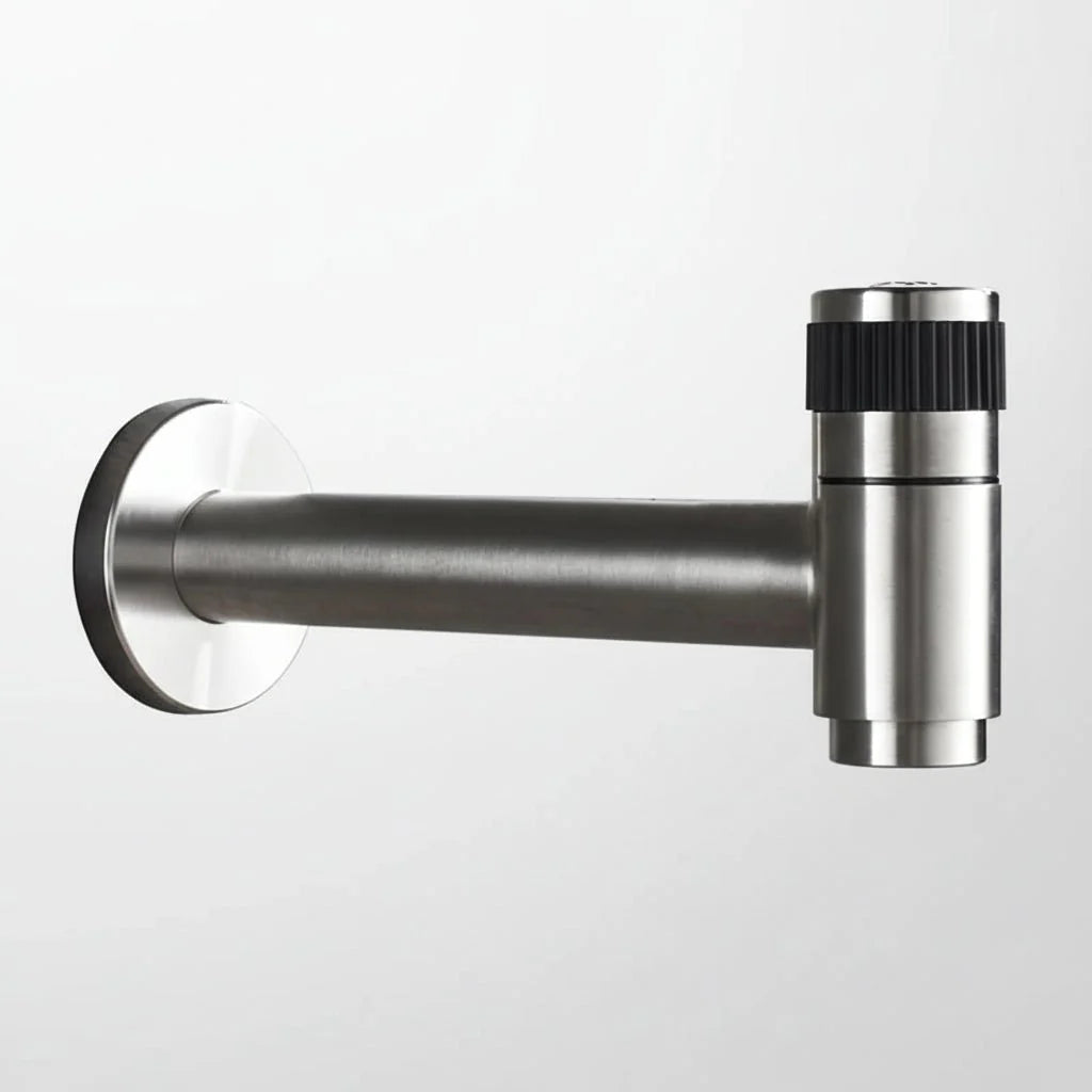 FlowTap Wall Mount Faucet | Modern Stainless Steel, Matte Black Finish 14