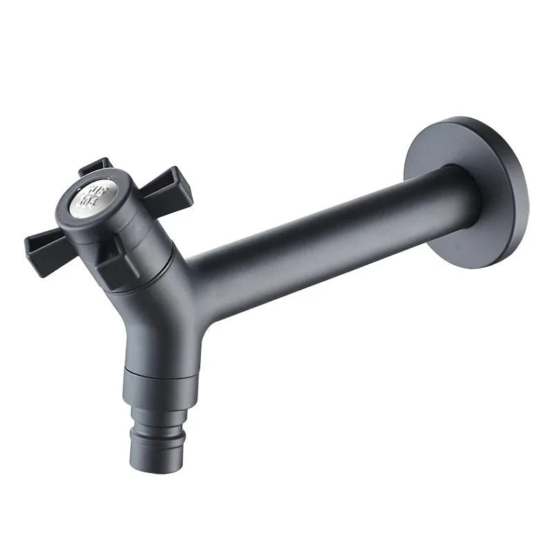 FlowTap Wall Mount Faucet | Modern Stainless Steel, Matte Black Finish 15