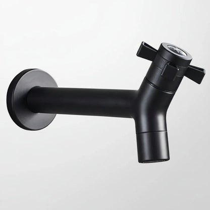 FlowTap Wall Mount Faucet | Modern Stainless Steel, Matte Black Finish 16