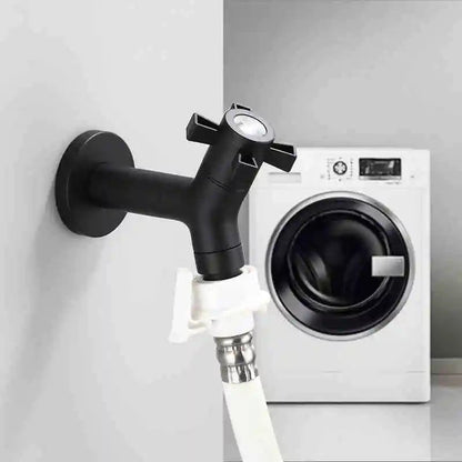 FlowTap Wall Mount Faucet | Modern Stainless Steel, Matte Black Finish 3