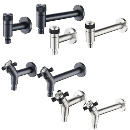 FlowTap Wall Mount Faucet | Modern Stainless Steel, Matte Black Finish 5