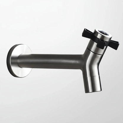 FlowTap Wall Mount Faucet | Modern Stainless Steel, Matte Black Finish 8