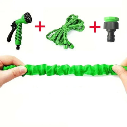 FrostFlow Garden Hose | Expandable, Kink-Free, 7 Spray Modes 2