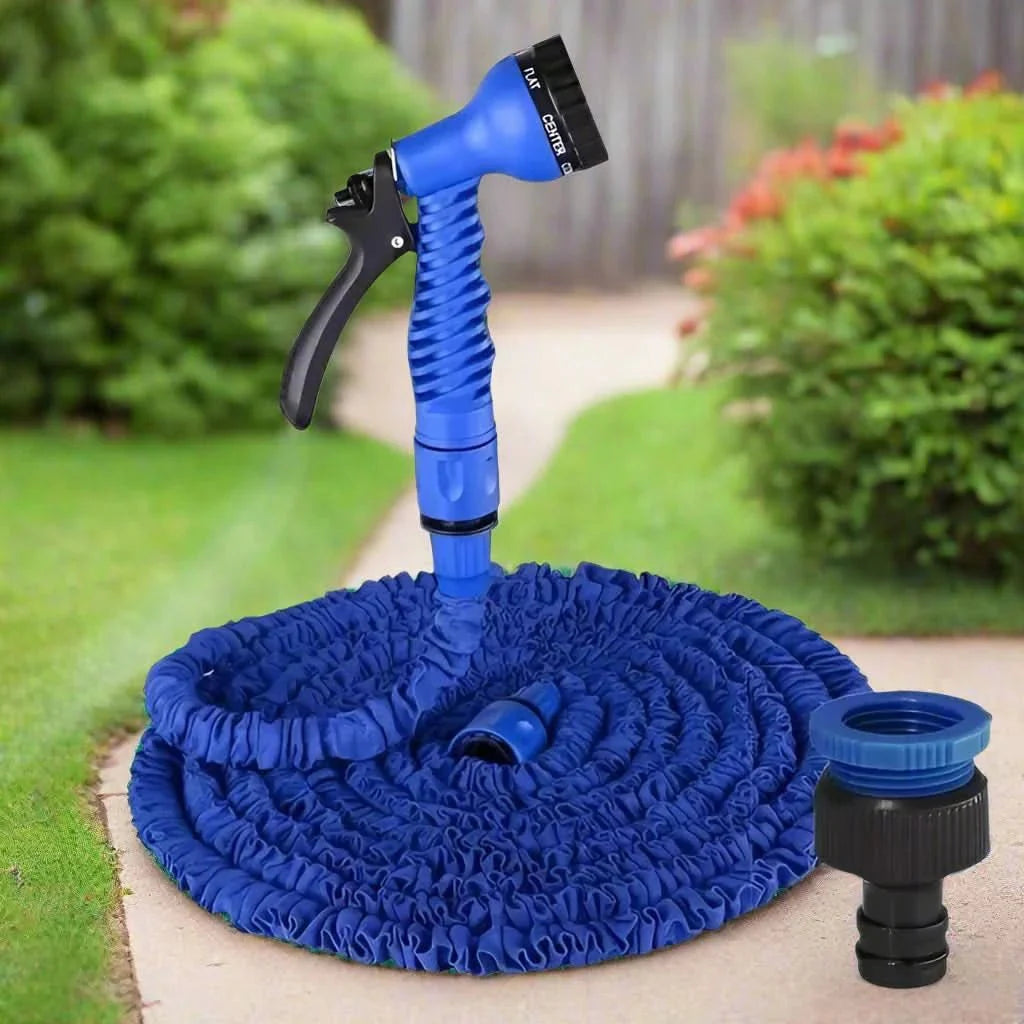 FrostFlow Garden Hose | Expandable, Kink-Free, 7 Spray Modes 3
