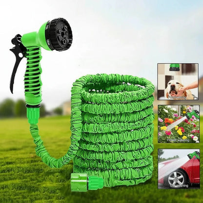 FrostFlow Garden Hose | Expandable, Kink-Free, 7 Spray Modes 5