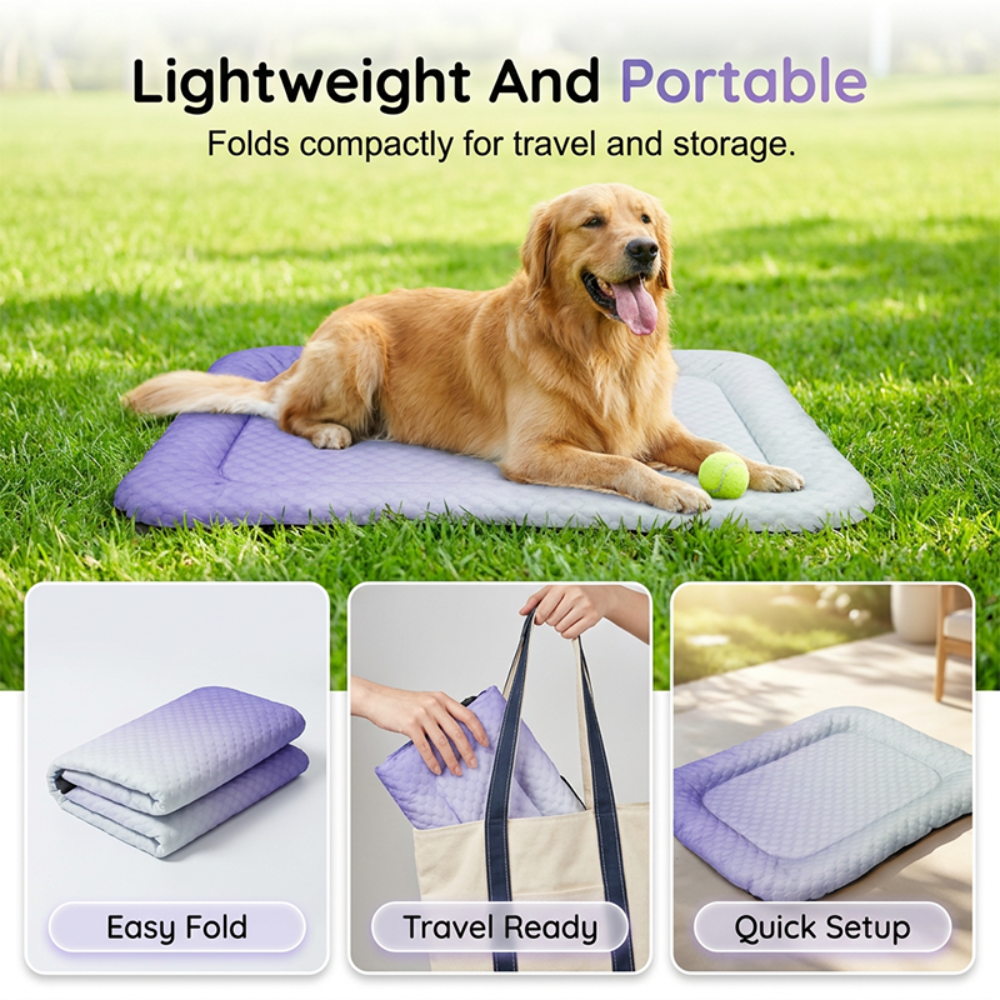FrostRest - Breathable Indoor Pet Cooling Mat