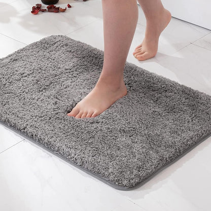 Fuzzy Bath Mat | Ultra-Soft Microfiber, Non-Slip, Highly Absorbent 1