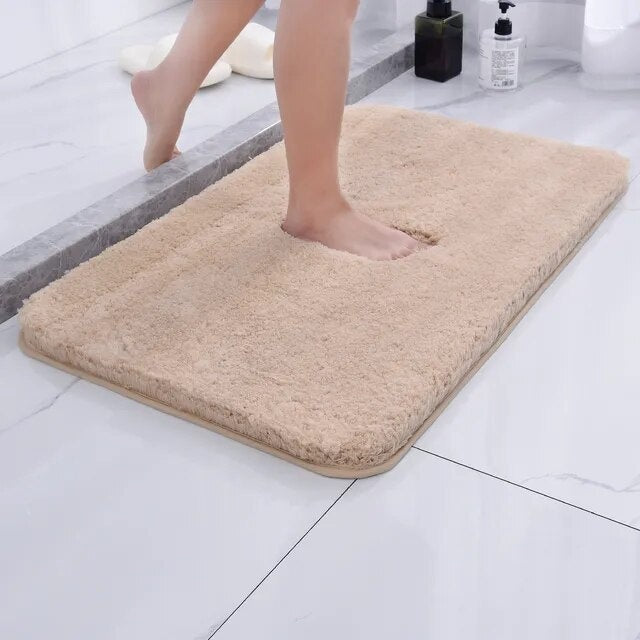 Fuzzy Bath Mat | Ultra-Soft Microfiber, Non-Slip, Highly Absorbent 6