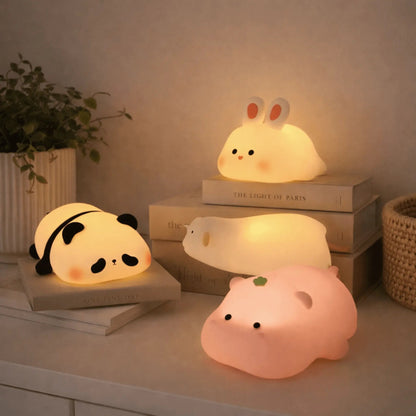GloPals Night Light | Soft Silicone, Rechargeable with 3 Brightness Levels 2