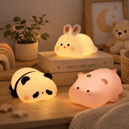 GloPals Night Light | Soft Silicone, Rechargeable with 3 Brightness Levels 4