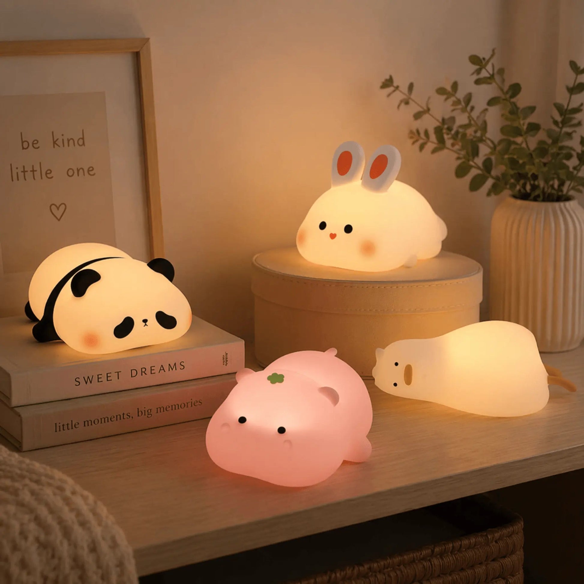 GloPals Night Light | Soft Silicone, Rechargeable with 3 Brightness Levels 5