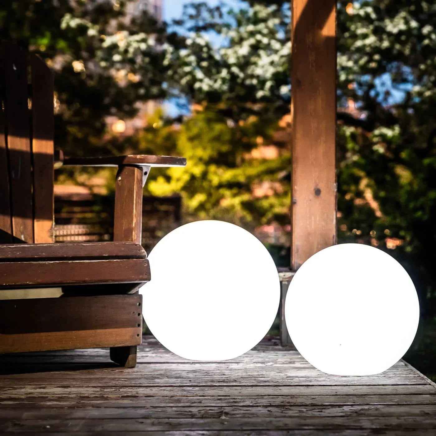 GlowSphere - Spherical Outdoor Patio Light