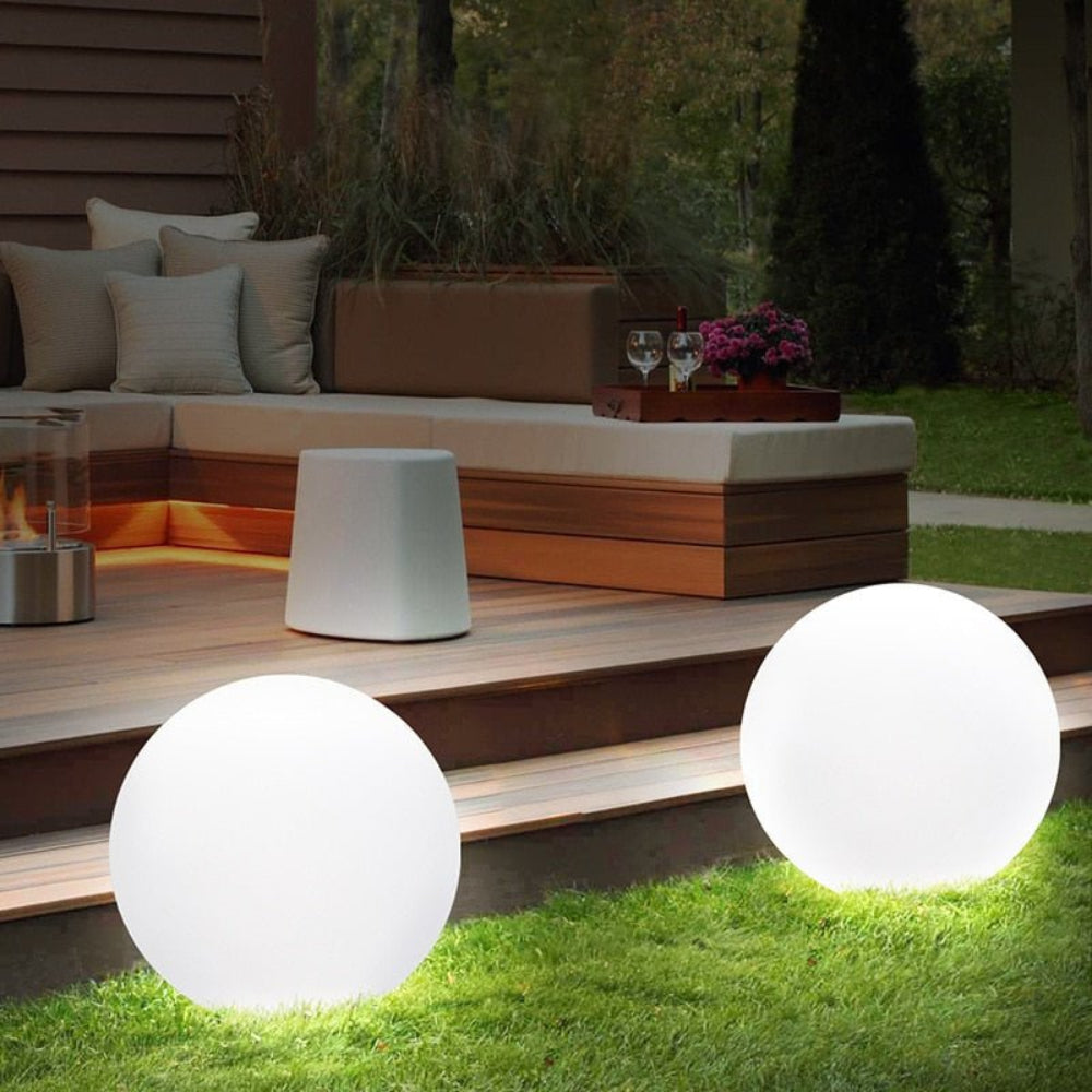 GlowSphere - Spherical Outdoor Patio Light