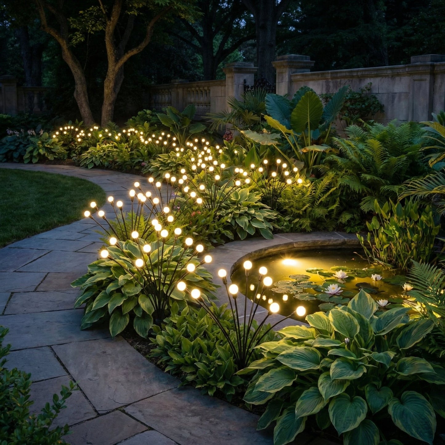 Glowrova - Swaying Solar Garden Pathway Lights