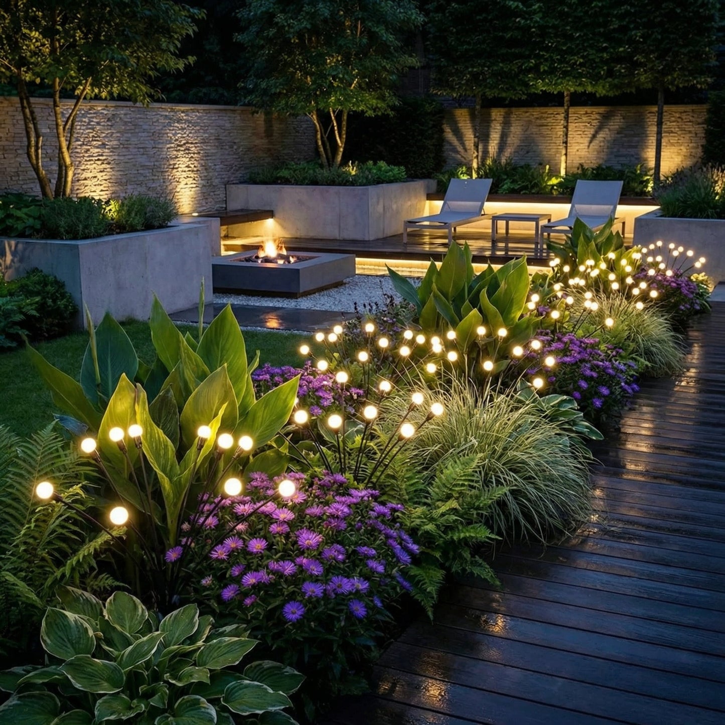 Glowrova - Swaying Solar Garden Pathway Lights