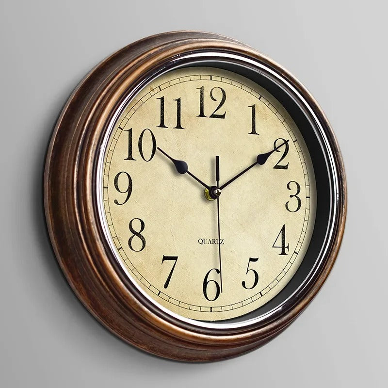 GrandClock Wall Clock | Classic Wooden Design, Silent Quartz Movement 0
