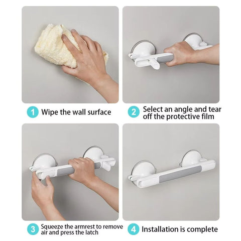 GripSist - Suction Shower Grab Bar
