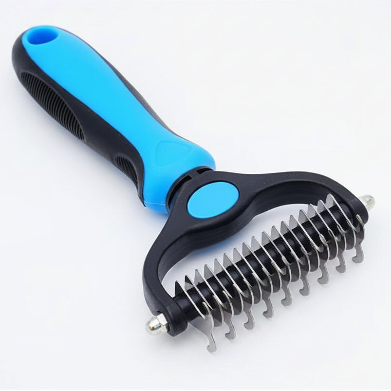 GroomMaster Pro Brush | Dual-Sided Deshedding Tool for Dogs and Cats 1
