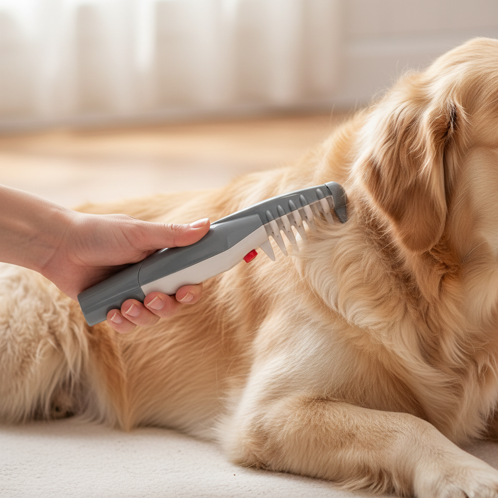 Groomix - Electric Fine Toothed Pet Flea Comb