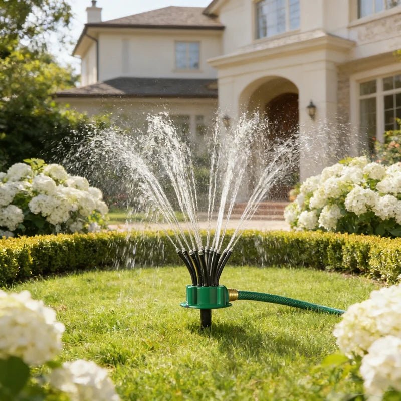Haven Bloom Sprinkler | Multi-Nozzle, 360-Degree Garden Irrigation System 4