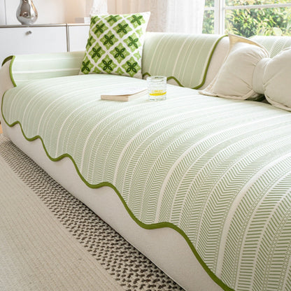 HerringToss - Herringbone Pattern Sofa Cover