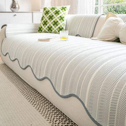HerringToss - Herringbone Pattern Sofa Cover
