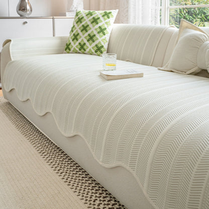 HerringToss - Herringbone Pattern Sofa Cover