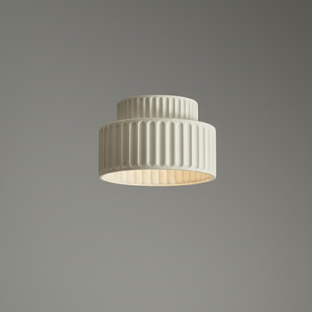 Lilith Vintage | Flush Mount Ceiling Light in Beige