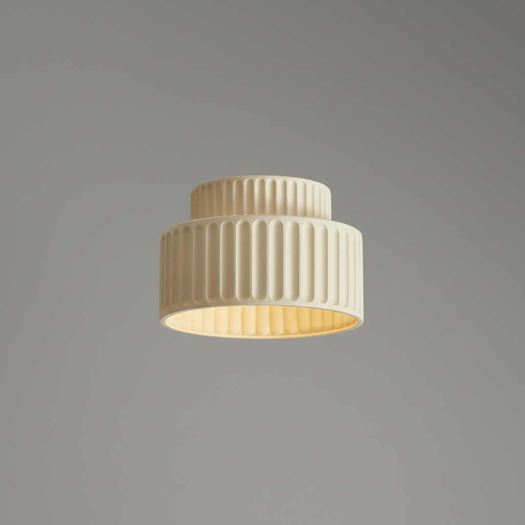 Lilith Vintage | Flush Mount Ceiling Light in Beige