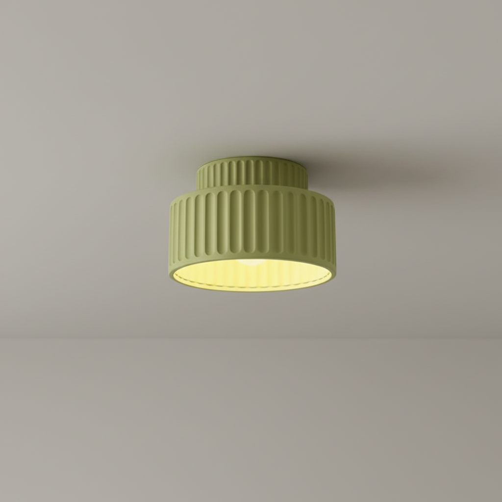 Lilith Vintage | Flush Mount Ceiling Light in Beige