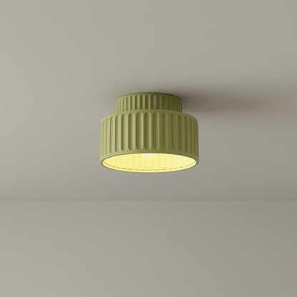 Lilith Vintage | Flush Mount Ceiling Light in Beige