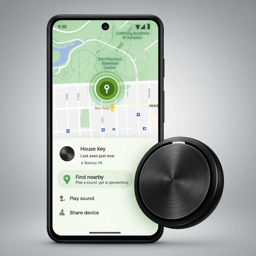 Locatix - Compact Round Bluetooth Item Tracker